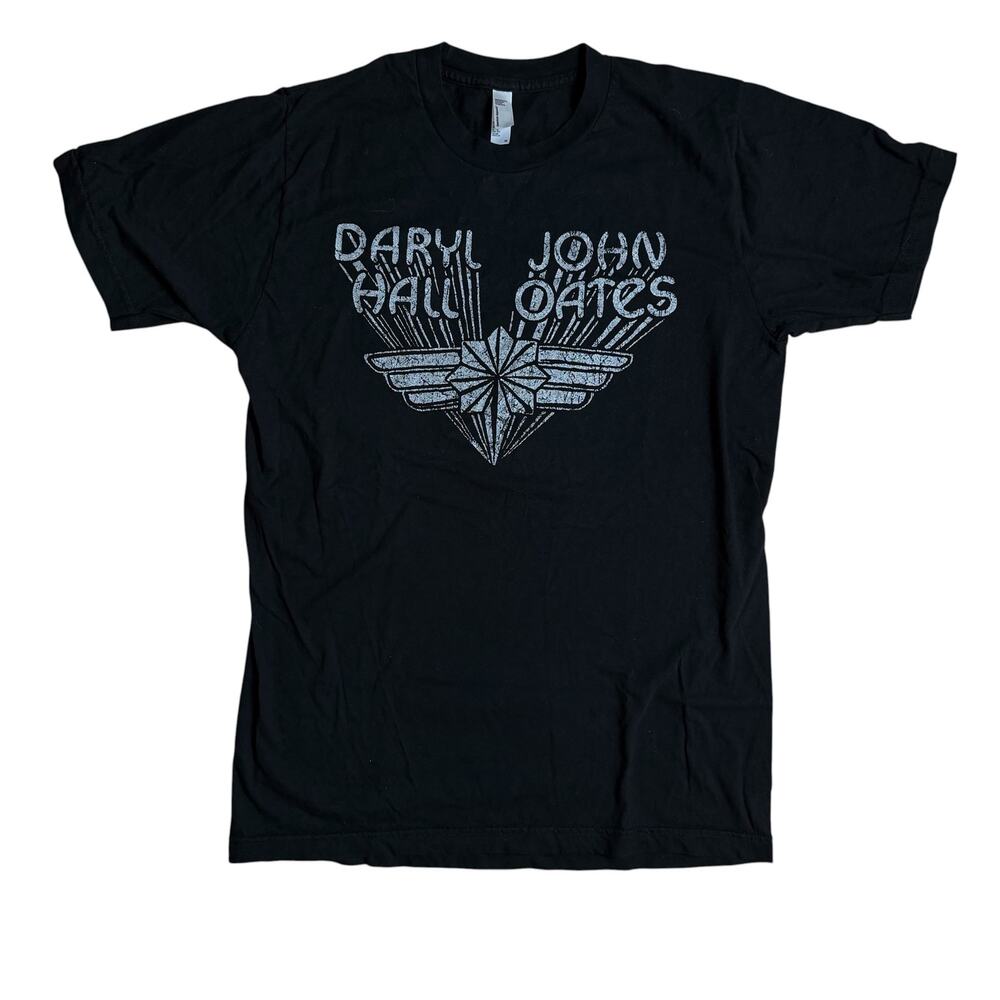 Daryl Hall & John Oates Band Tee Shirt Medium Black